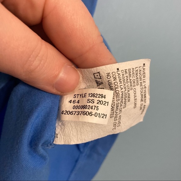 Under Armour Classic Tee w/Script Logo - Blue - XS - Picture 6 of 7